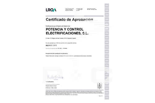 Certificado ISO9001:2008